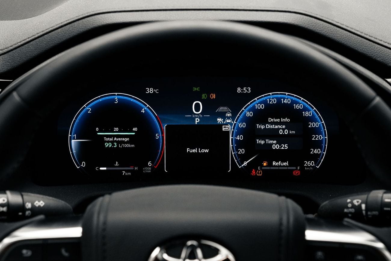 Toyota Land Cruiser GR SPORT LC300 3.3L Grey Metallic Inside GRS Black & Dark Red | Export Only