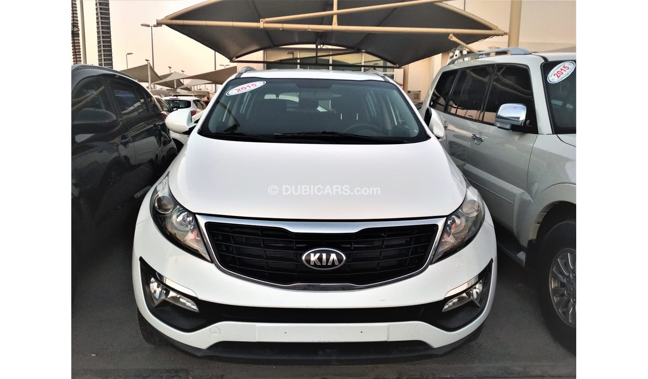 Kia Sportage 2015 WHITE GCC NO PAIN NO ACCIDENT PERFECT
