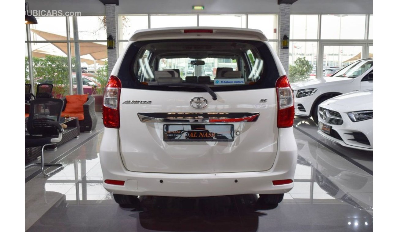 Toyota Avanza SE 1.5L - GCC Specs, Excellent Condition - Single Owner, Accident Free