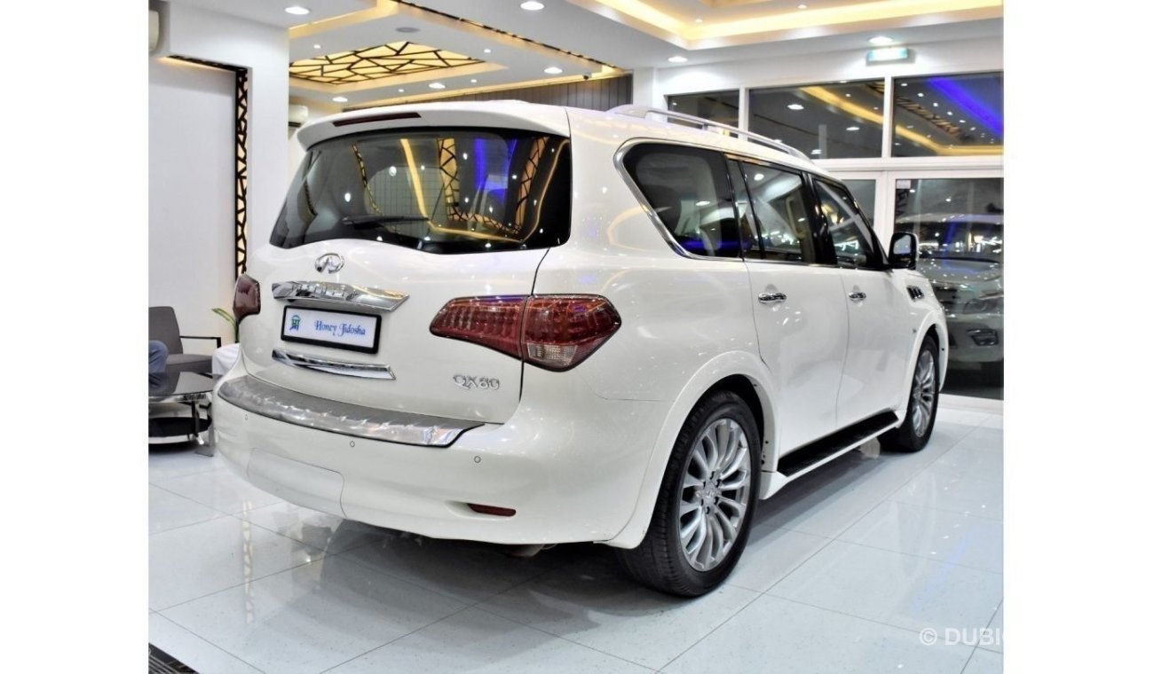 إنفينيتي QX80 EXCELLENT DEAL for our Infiniti QX80 ( 2015 Model ) in White Color GCC Specs