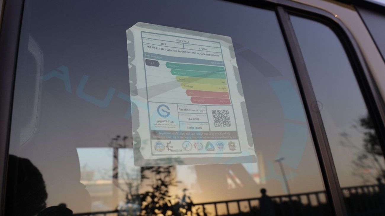 Jeep Wrangler Unlimited Sport S I4 2.0T 2025 GCC 0Km With 3 Years Warranty Or 60,000 Km @Official Dealer