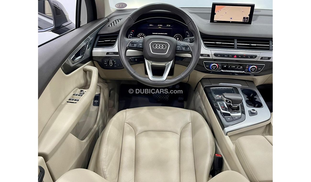 Audi Q7 45 TFSI quattro 2018 Audi Q7 45-TFSI, Full Audi History, Audi Service Contract 2023, Low Kms, GCC Sp