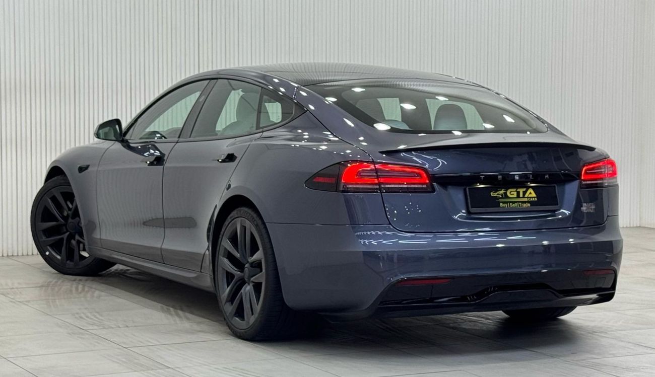 تسلا Model S Plaid (AWD) 2023 Tesla Model S Plaid, 2027 Tesla Warranty, 2031 Tesla Battery Warranty, Low Kms, GCC