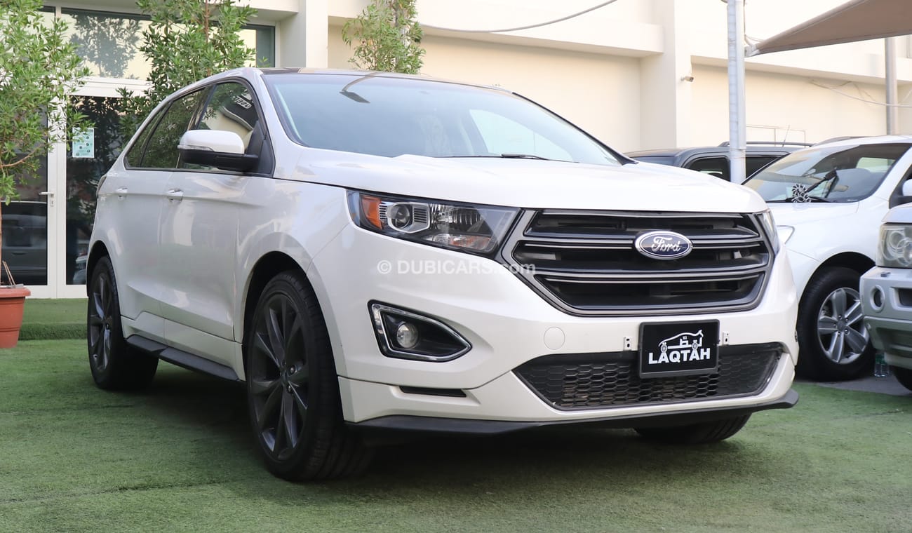 Ford Edge Model 2015, American import, white color, panorama, fingerprint, installed, in excellent condition,