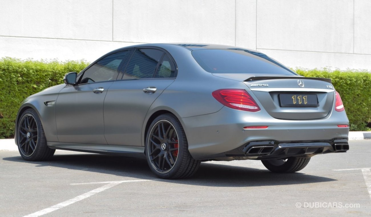 Mercedes-Benz E 63 AMG S 4 Matic / European Specifications