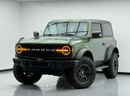 Ford Bronco Wildtrak 2.7L (4 Seater) 2023 Ford Bronco Wildtrak, 2029 Ford Warranty + Service Pack, Very Low Kms,