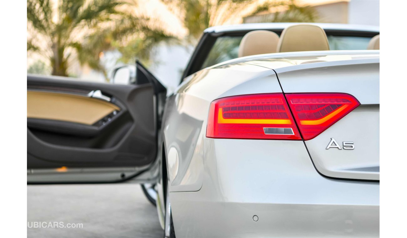 Audi A5 S-Line Cabriolet- Excellent Condition! - AED 1,155 PM - 0% DP