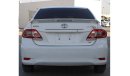 Toyota Corolla Toyota corolla 2011 white 1.6  GCC excellent condition without accidents