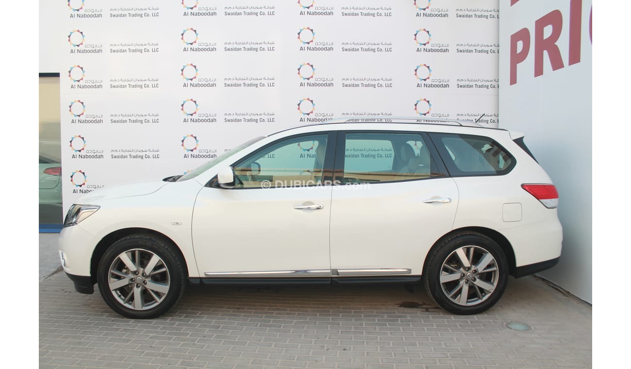 نيسان باثفايندر 3.5L SV 4WD V6 2015 GCC DEALER WARRANTY