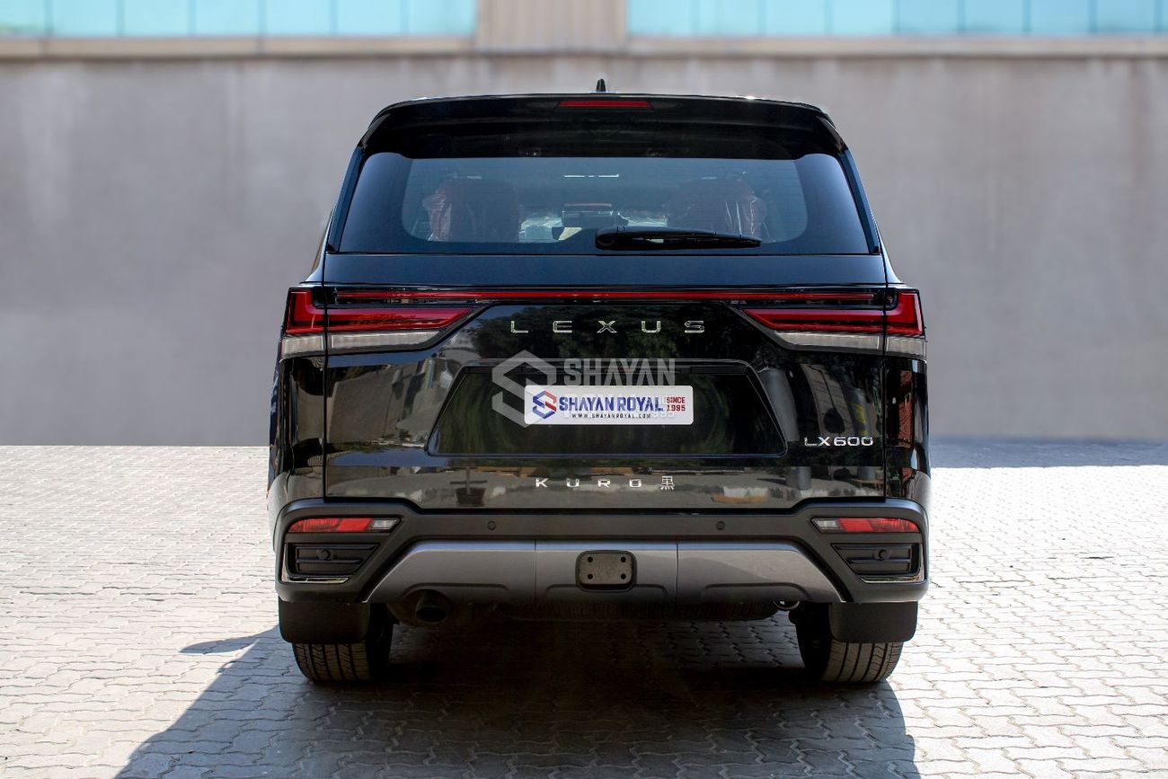 لكزس LX 600 LHD 3.5L PETROL V6 TT VIP KURO 4S BLACK EDITION 25-ML AT 2025MY