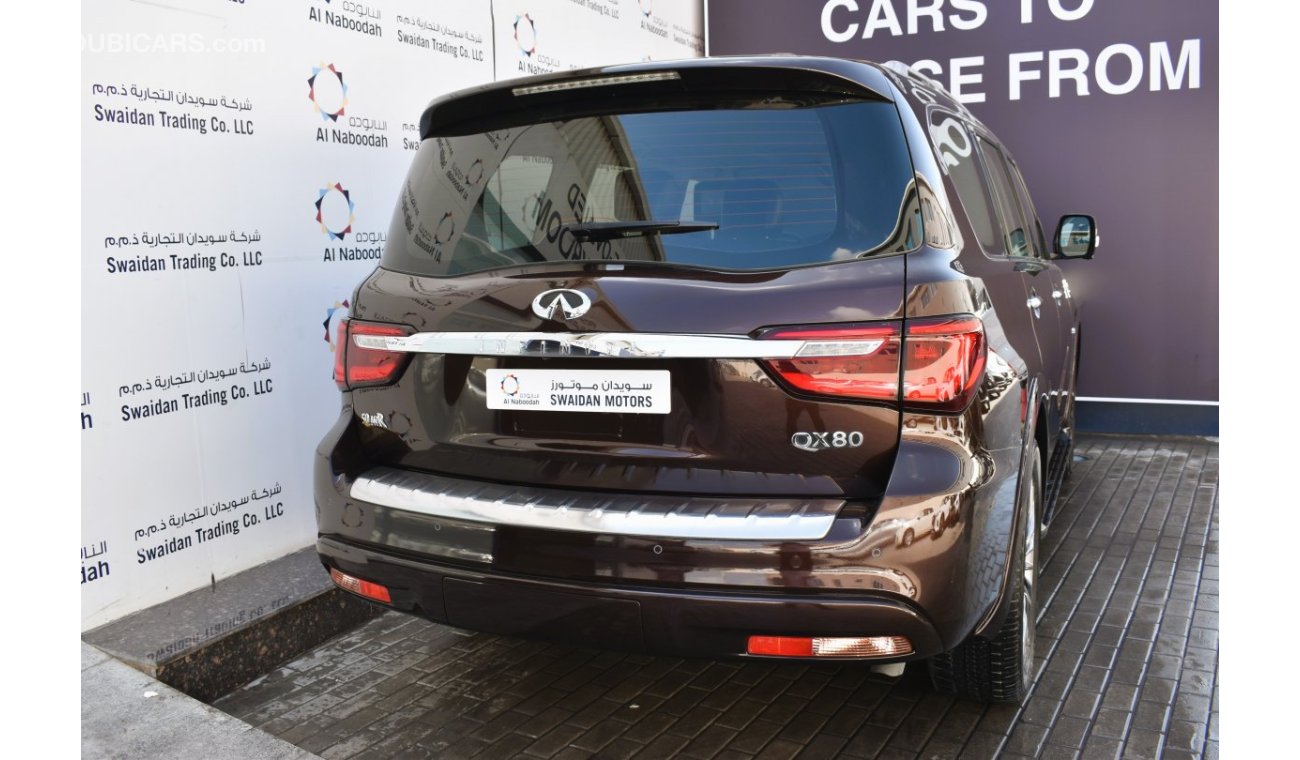 Infiniti QX80 AED 2299 PM | 5.6L LUXURY V8 4WD GCC DEALER WARRANTY