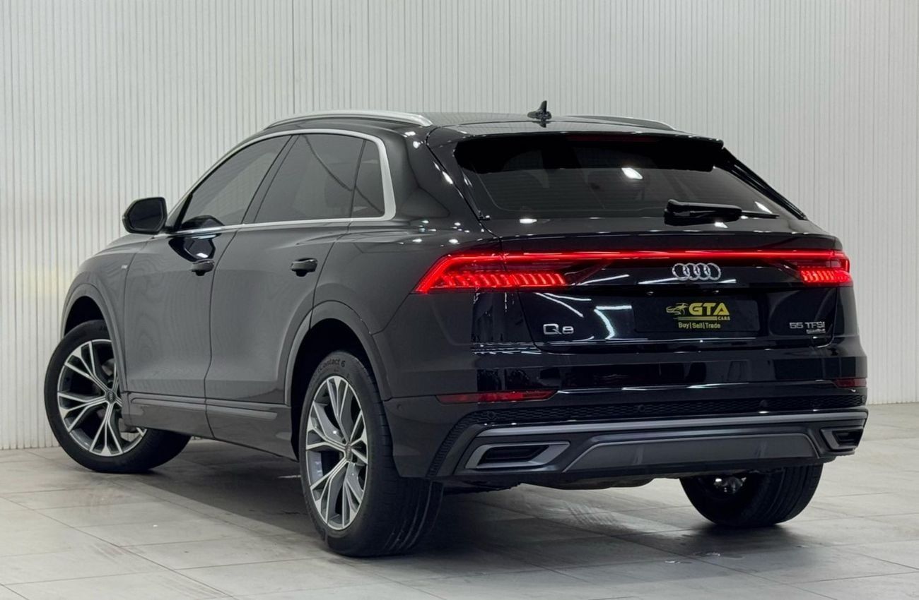 Audi Q8 55 TFSI quattro S-Line 3.0L 2021 Audi Q8 S-Line 55TFSI Quattro, 2025 Audi Warranty + Service Pack, L