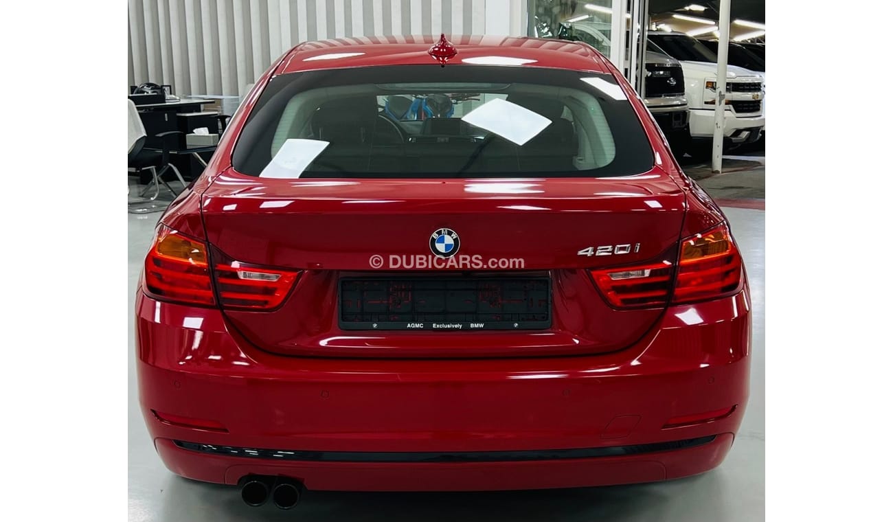 BMW 420i M Sport GCC .. FSH .. Original Paint .. Perfect Condition .. Top .