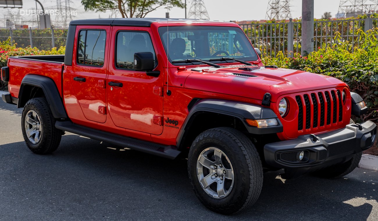 Jeep Gladiator 2020  Sport 4X4, 3.6L V6 GCC, 0km , W/ 3 Yrs or 60K km Warranty @ Trading Enterprises