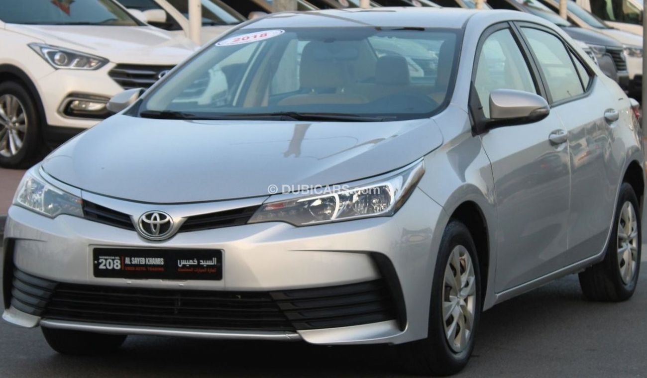 Toyota Corolla SE SE Toyota Corolla 2018 GCC in excellent condition, without accidents, clean inside and outside