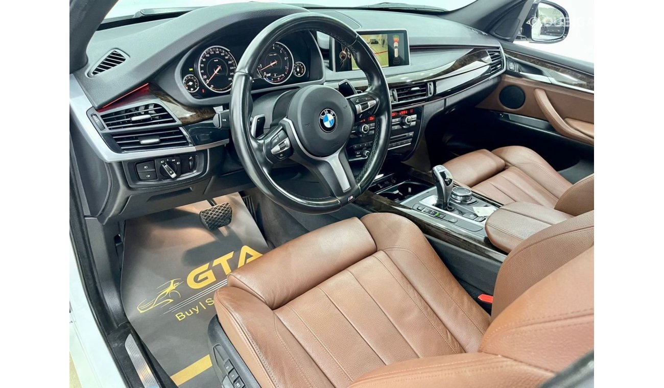 بي أم دبليو X5 2016 BMW X5 xDrive35i M-Sport, 7 Seater, Full Service History, Warranty, GCC