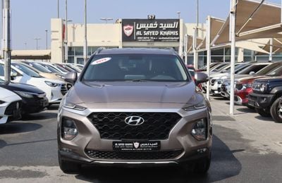 هيونداي سانتا في هيونداي سانتافى 2019 - خليجى - بدون حوادث - محرك 2.4 - عدد 7 مقاعد - بحاله ممتازه