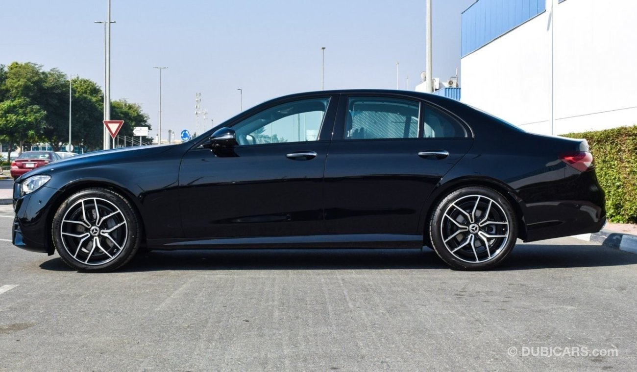 مرسيدس بنز E200 AMG Black Edition (Export). Local Registration +10%