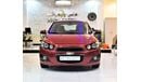 شيفروليه سونيك AMAZING Chevrolet Sonic 2014 Model!! in Red Color! GCC Specs