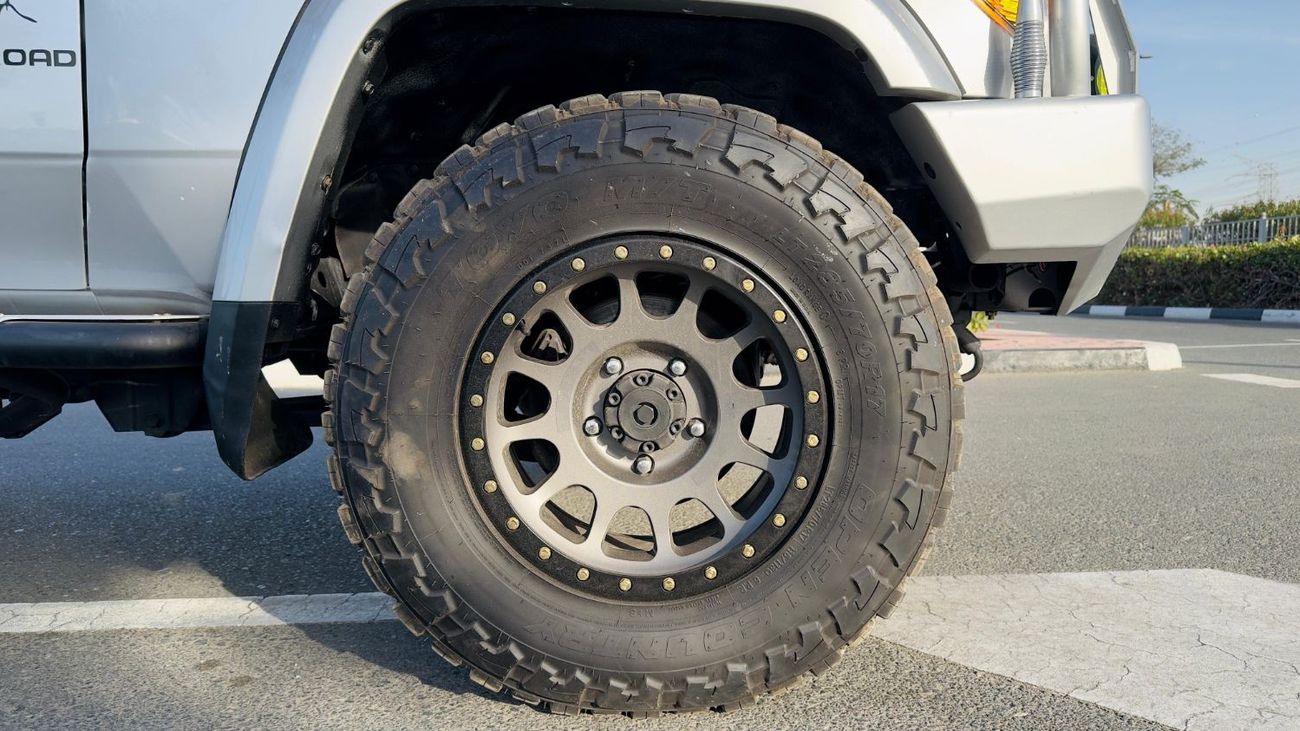 تويوتا لاند كروزر بيك آب MODIFIED TO DOUBLE CABIN PICKUP | 2018 | RHD | MANUAL TRANSMISSION | 4.5L DIESEL ENGINE | REAR VIEW