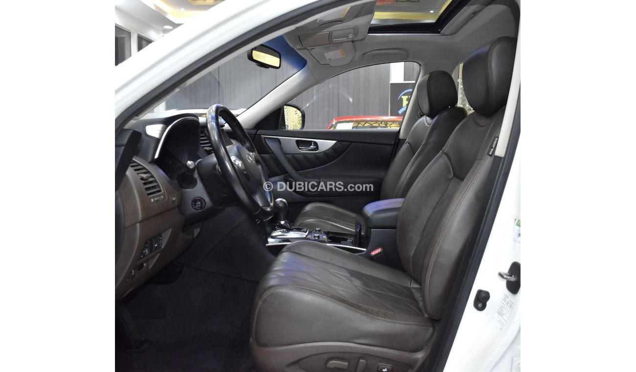Infiniti QX70 EXCELLENT DEAL for our Infiniti QX70 ( 2015 Model ) in White Color GCC Specs