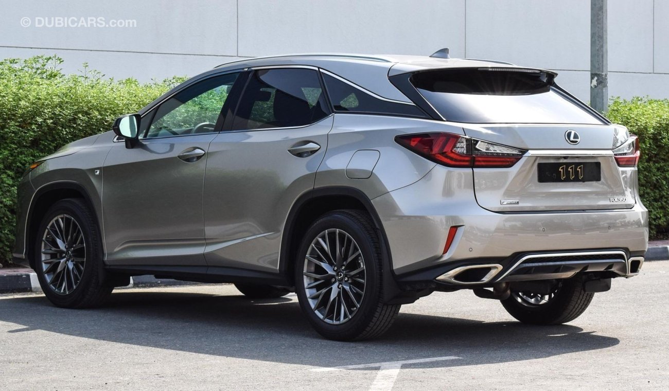 Lexus RX350 F Sport / Canadian Specifications