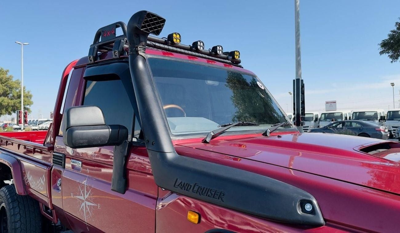 Toyota Land Cruiser Pick Up AFTER MARKET SINGLE CABIN | ROOF RACK WITH AIR SNORKEL | 4.5L DIESEL ENGINE | 2008 | (MT) | RHD