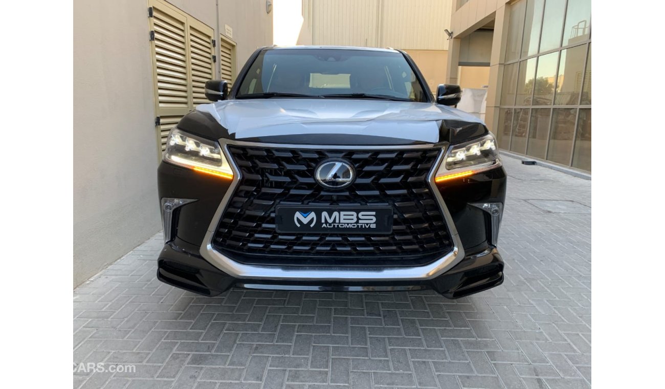 لكزس LX 570 Super Sport 5.7L Petrol Full Option with MBS Autobiography VIP Massage Seat and Star Roof Light ( Ex