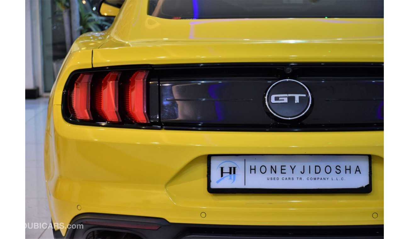 Ford Mustang EXCELLENT DEAL for our Ford Mustang 5.0 GT 2018 Model!! in Yellow Color! GCC Specs