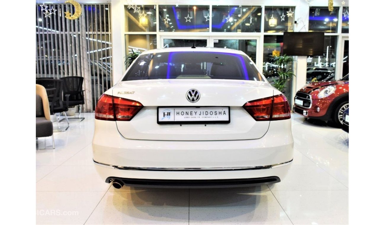 فولكس واجن باسات ( ORIGINAL PAINT ( صبغ وكاله ) Amazing Volkswagen Passat 2016 Model!! in White Color! GCC Specs