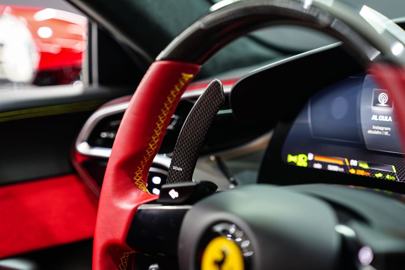 Ferrari 296 GTB 3.0T V6 PHEV 2023 Ferrari 296 GTB, JBL Audio, Carbon Fiber Steering Wheel, Passenger Display, Dealer