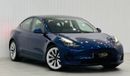 تسلا موديل 3 *Brand New* 2021 Tesla Model 3 Standard Plus, 2025 Tesla Warranty, Delivery Kms, Full Options, GCC