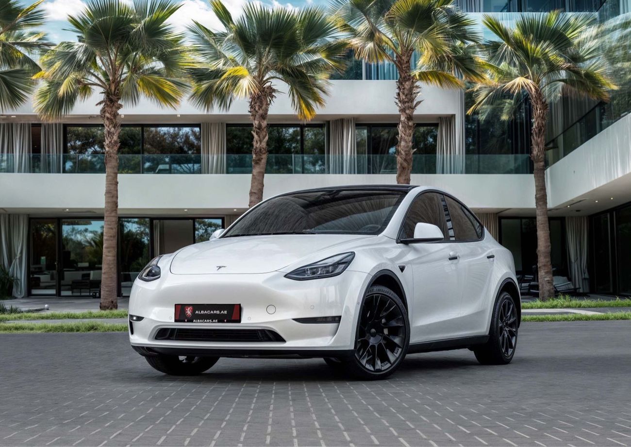 تسلا موديل Y Long Range | 3,427 P.M  | 0% Downpayment | Enhanced Autopilot | Pearl White