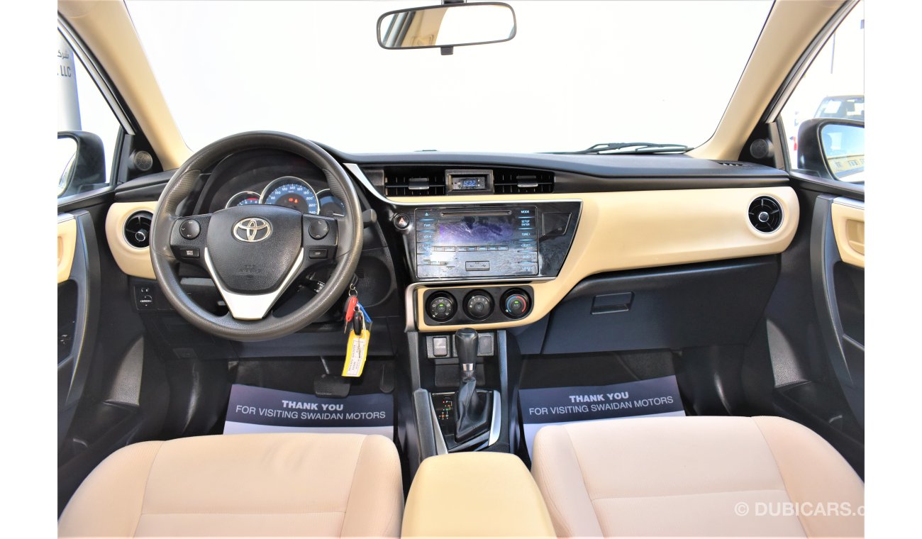 Toyota Corolla AED 1174 PM | 0% DP | 2.0L SE GCC WARRANTY