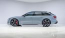 Audi RS6 A6 Avant TFSI Quattro - AED 6,765 P/M - Warranty till 03/2027
