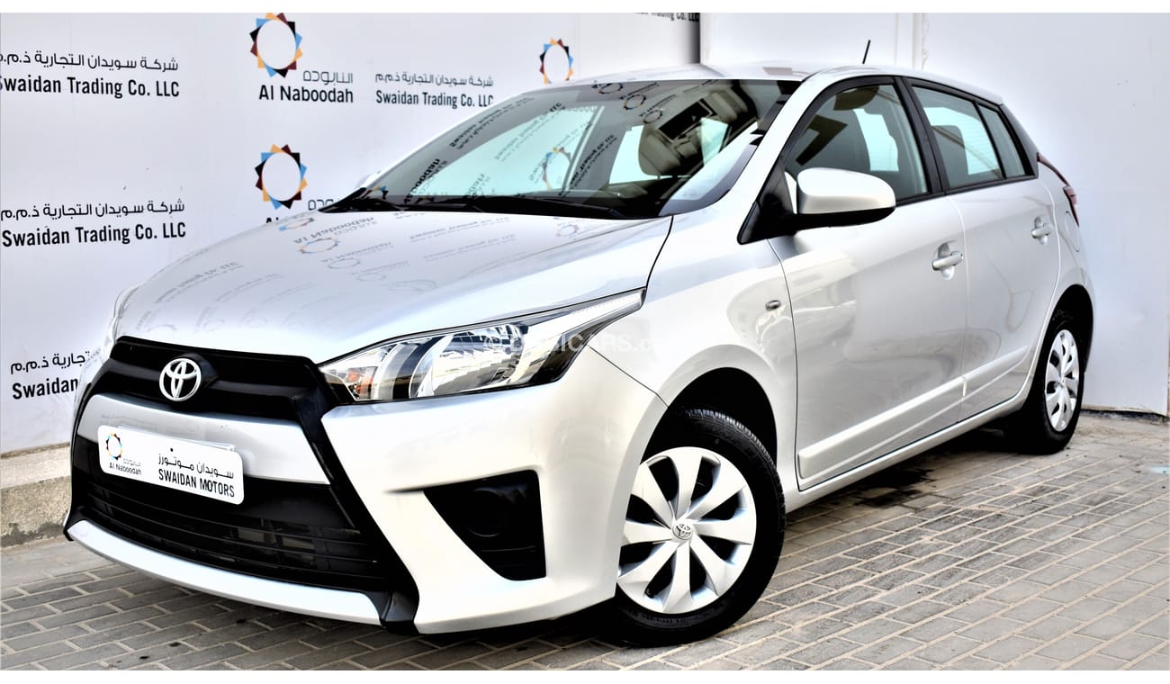 تويوتا يارس 1.3L SE HATCHBACK 2017 GCC 1YR/20K KM SERVICE CONTRACT DEALER WARRANTY