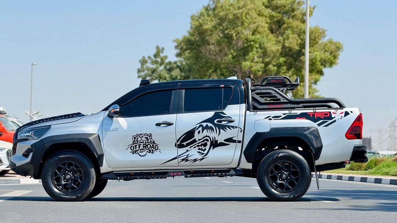 Toyota Hilux 2023| 2.8L DIESEL ENGINE | AT | RHD | HEAVY GTK 4X4 SPORTS BAR WITH BASKET | 4X4 SIDE STEPS WITH LED