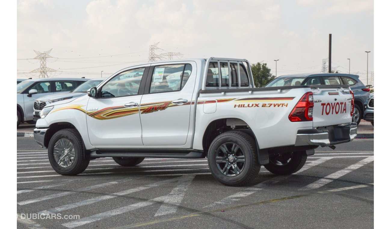 تويوتا هيلوكس TOYOTA HILUX 2.7L 4WD PETROL PICKUP 2024 | REAR CAMERA | ALLOY WHEELS | 8 INCH DISPLAY | DIFFERENTIA