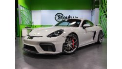 Porsche Cayman GT4 GT4 CAYMAN - 2022 BRAND NEW - FACTORY WARRANTY - PDK - ONLY ONE AVAILABLE IN UAE