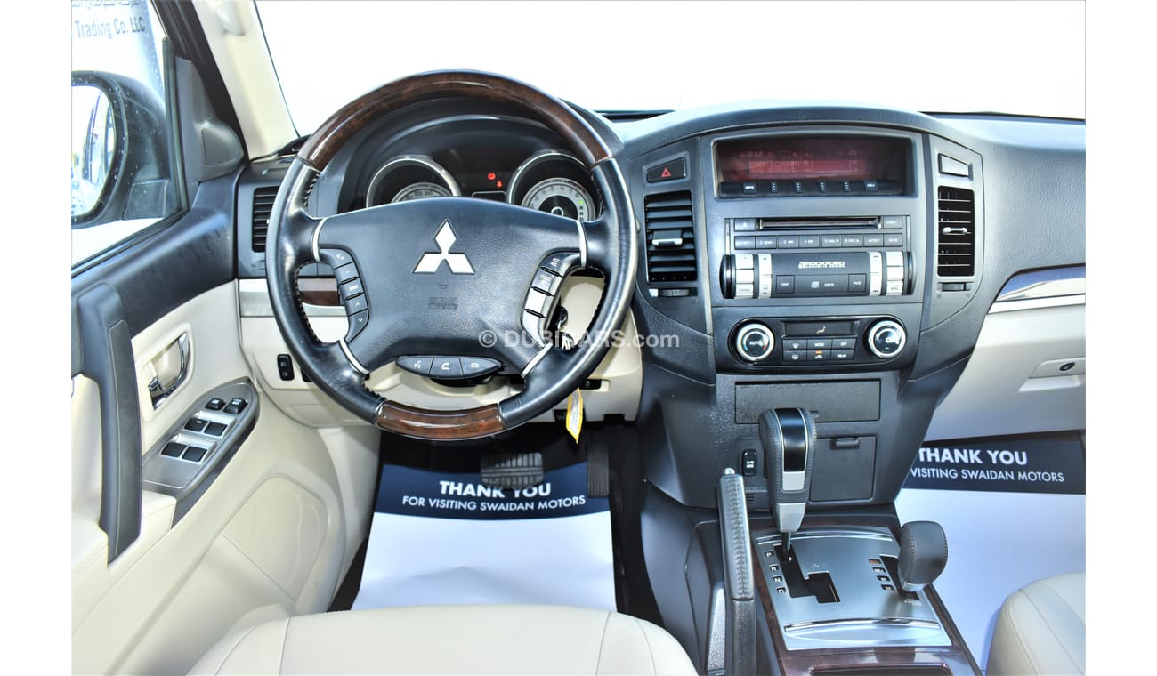 Mitsubishi Pajero 3.5L V6 GLS FULL OPTION 2014 MODEL GCC SPECS