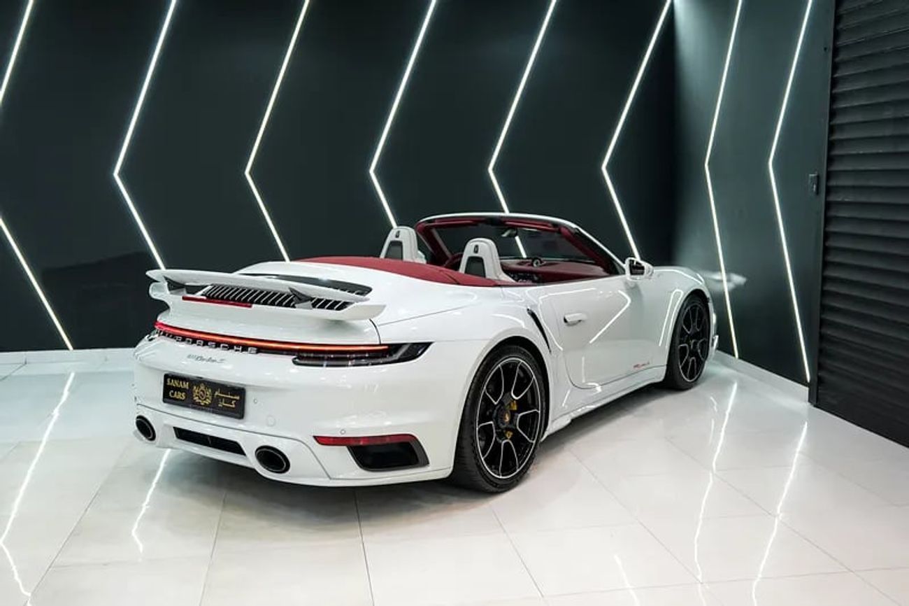 Porsche 911 Turbo S 3.8L (640 HP) Convertible Cabriolet, Exclusive Manufaktur Interior, Ceramic Brakes, Dealer W