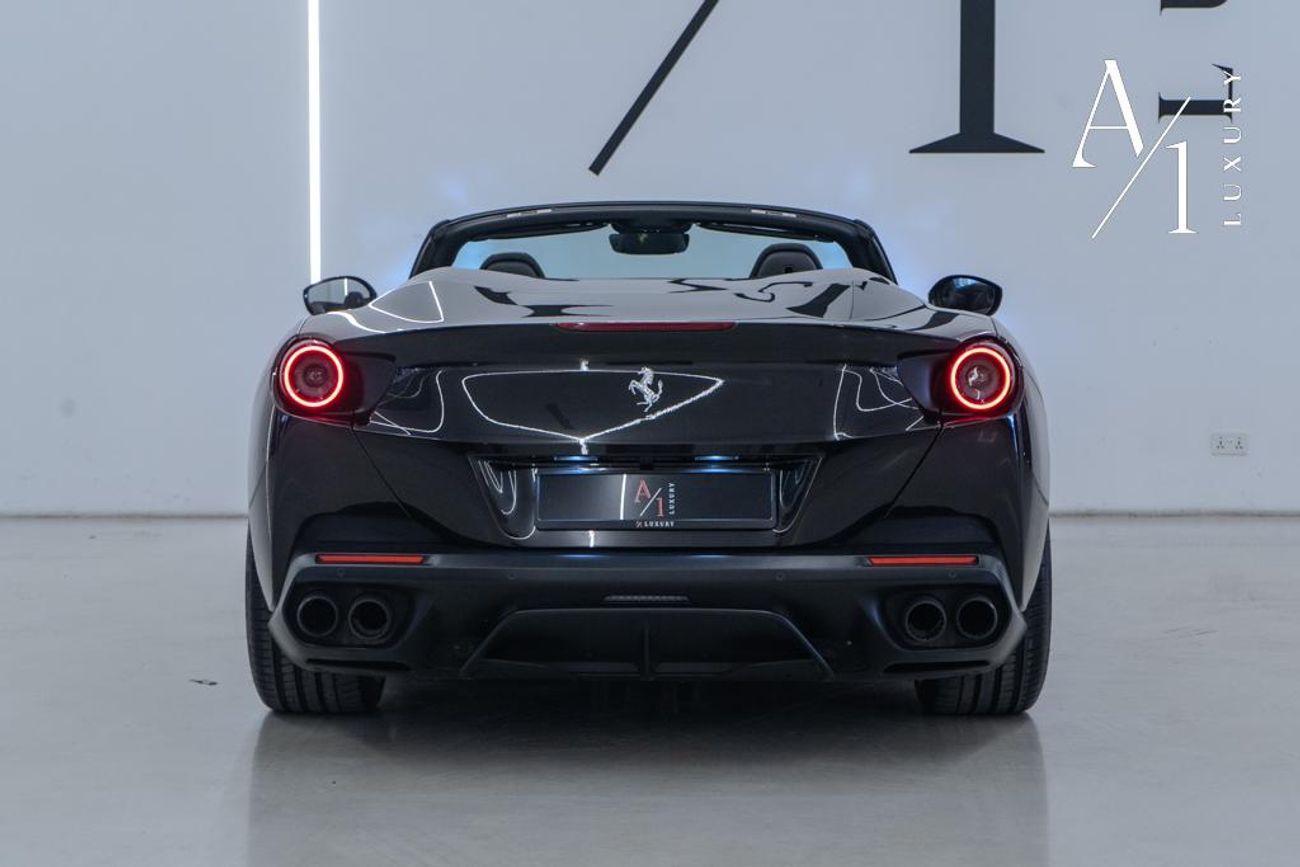 Ferrari Portofino Std 3.9L 2020 Ferrari Portofino, Warranty, Carbon Fiber Package, Nero Daytona WB Exterior, Very Low