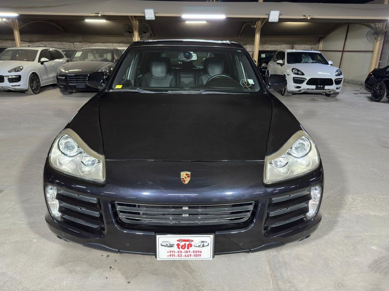 بورش كايان S 2008 4.8L | BASALT BLACK METALLIC | SUNROOF | TECHART 22 INCH WHEELS