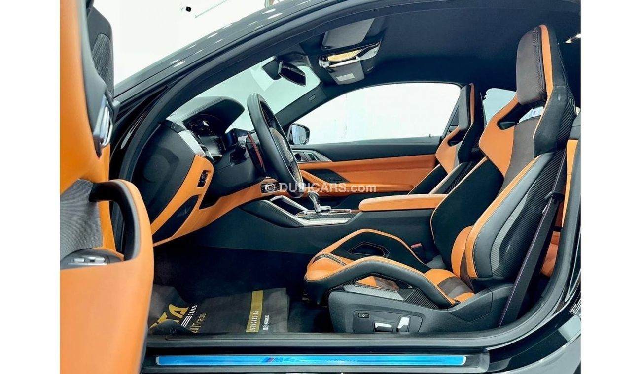 BMW M4 2021 BMW M4 Competition, M Exterior Package Carbon, Full Service History, Warranty, GCC