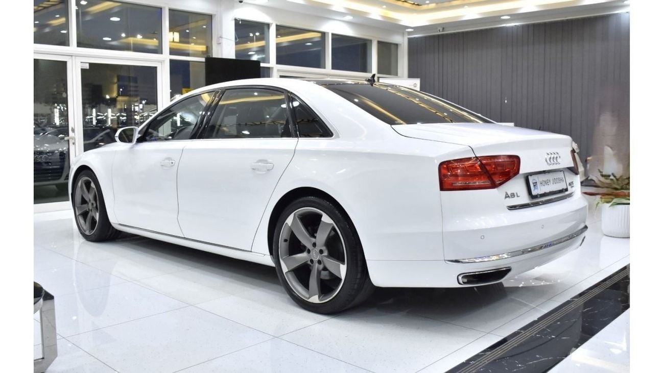 Audi A8 EXCELLENT DEAL for our Audi A8 L 4.0T Quattro ( 2013 Model ) in White Color GCC Specs