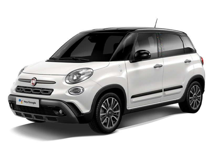 Fiat 500L cover - Front Left Angled