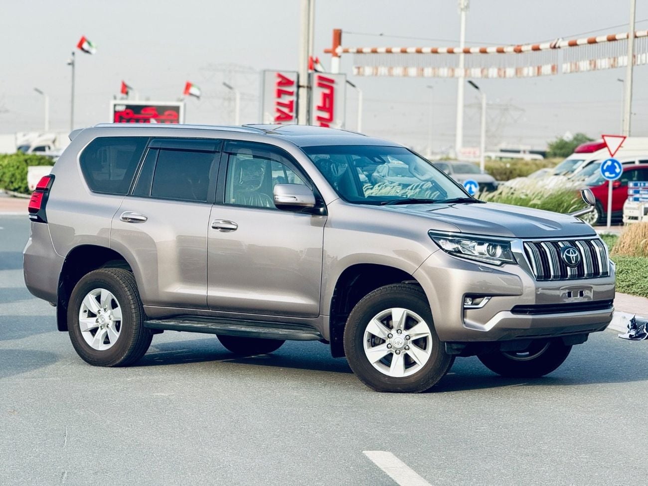تويوتا برادو Toyota Prado RHD Diesel year 2019 automatic brown colour