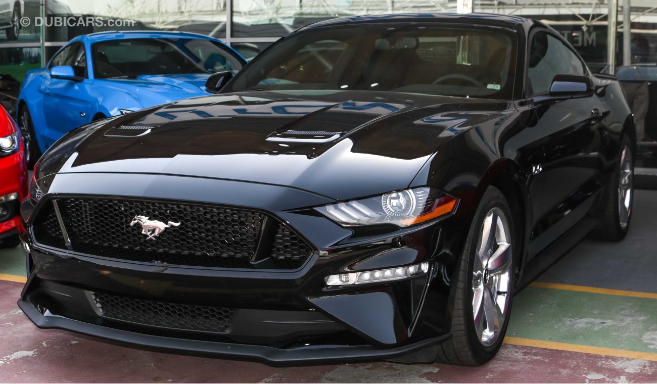 Ford Mustang GT Premium+, 5.0 V8 GCC, Manual Transmission, 0km w/3Yrs or 100K km WRNTY, 60K km Service @ Al Tayer