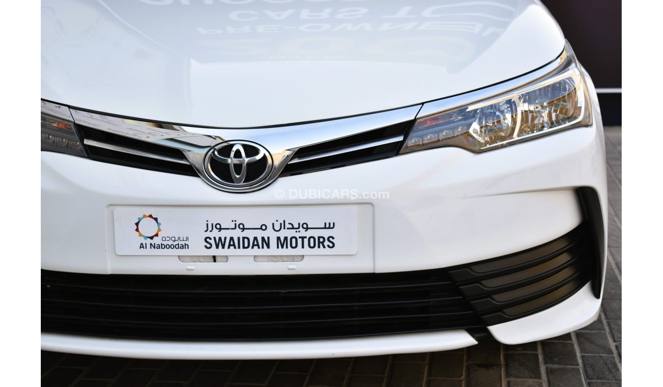 Toyota Corolla AED 899 PM | 1.6L SE GCC DEALER WARRANTY