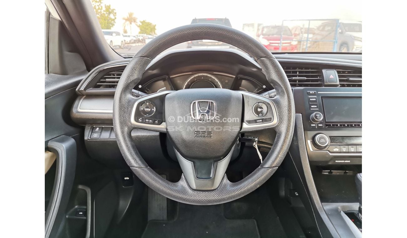 Honda Civic 2.0L, 16" Rims, DRL LED Headlights, ECON Mode, Tyre Pressure Switch, DVD, Bluetooth (LOT # 4776)